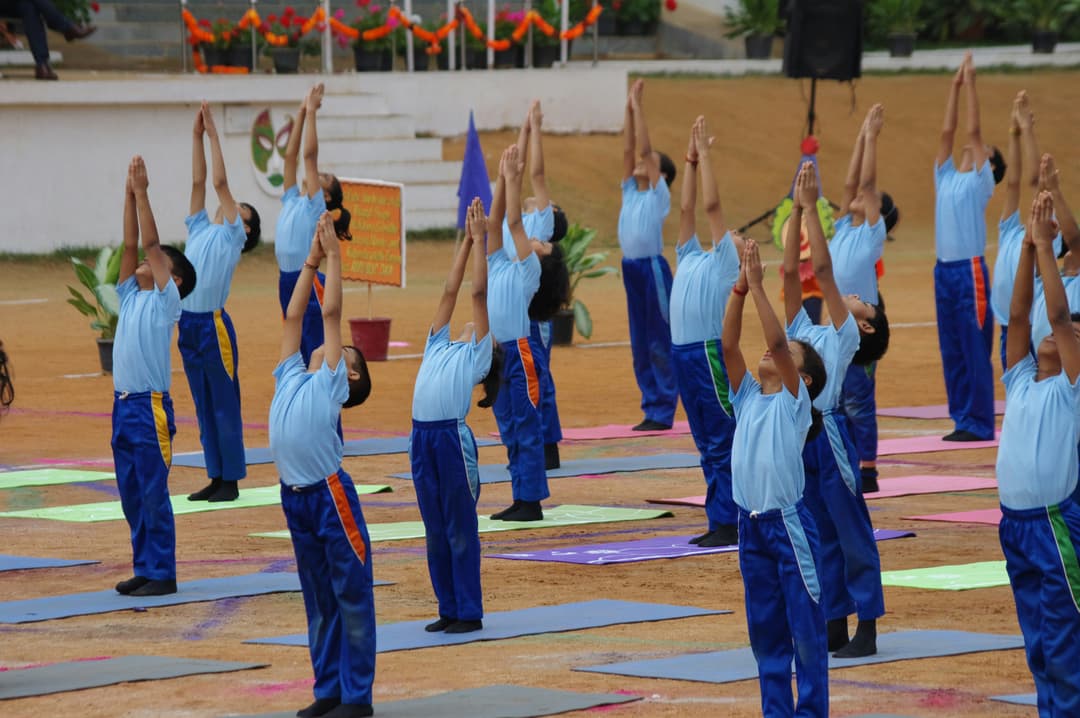 Yoga Activity at School